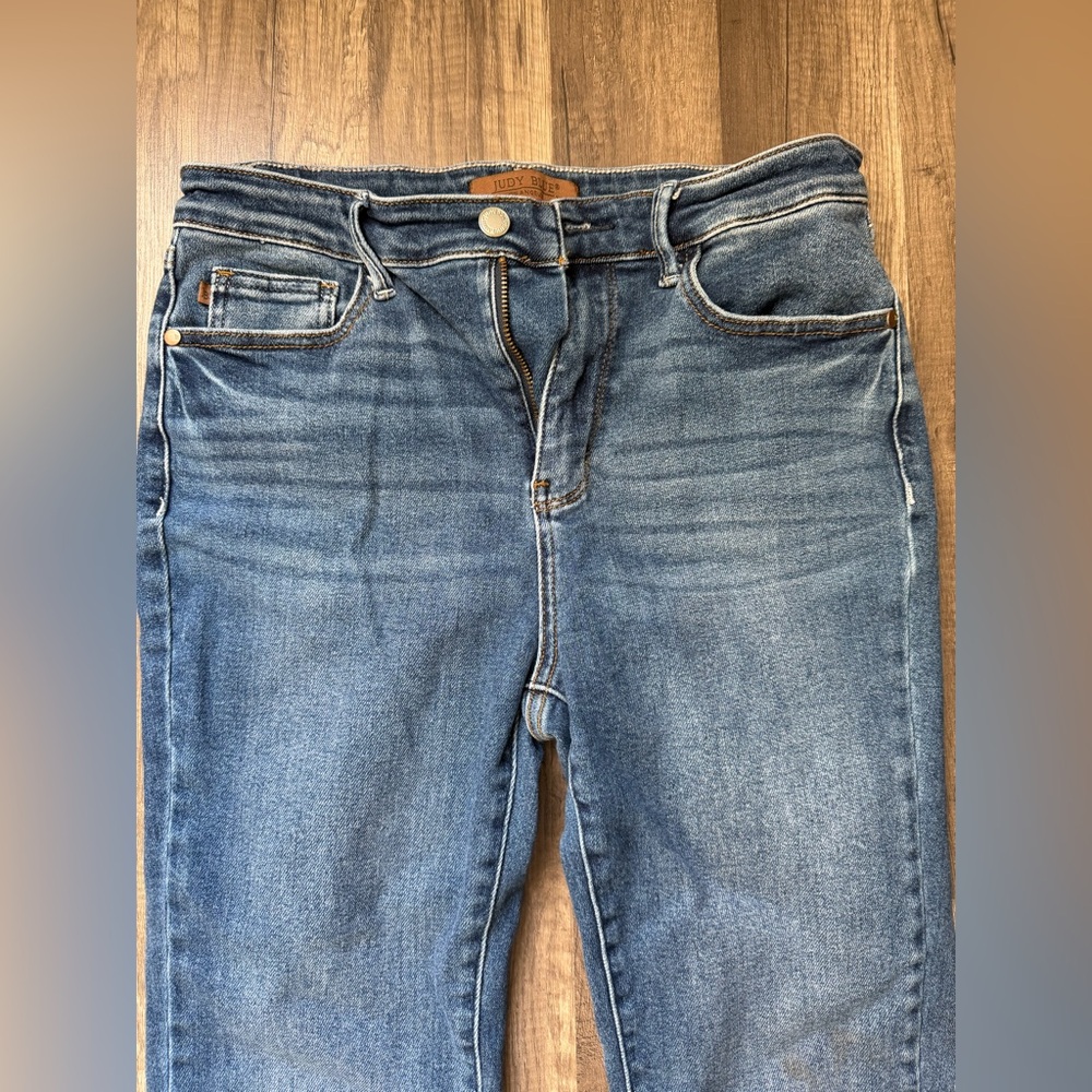 Judy Blue Straight Leg Denim Jeans kick flare size 29 EUC women’s - Picture 3 of 6